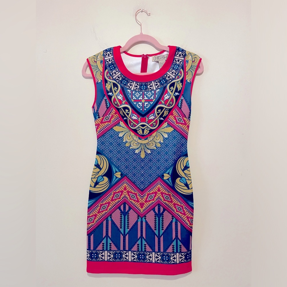 Flying Tomato Boho Chic Aesthetic Festival Eclectic Sleeveless Dress. Size S.